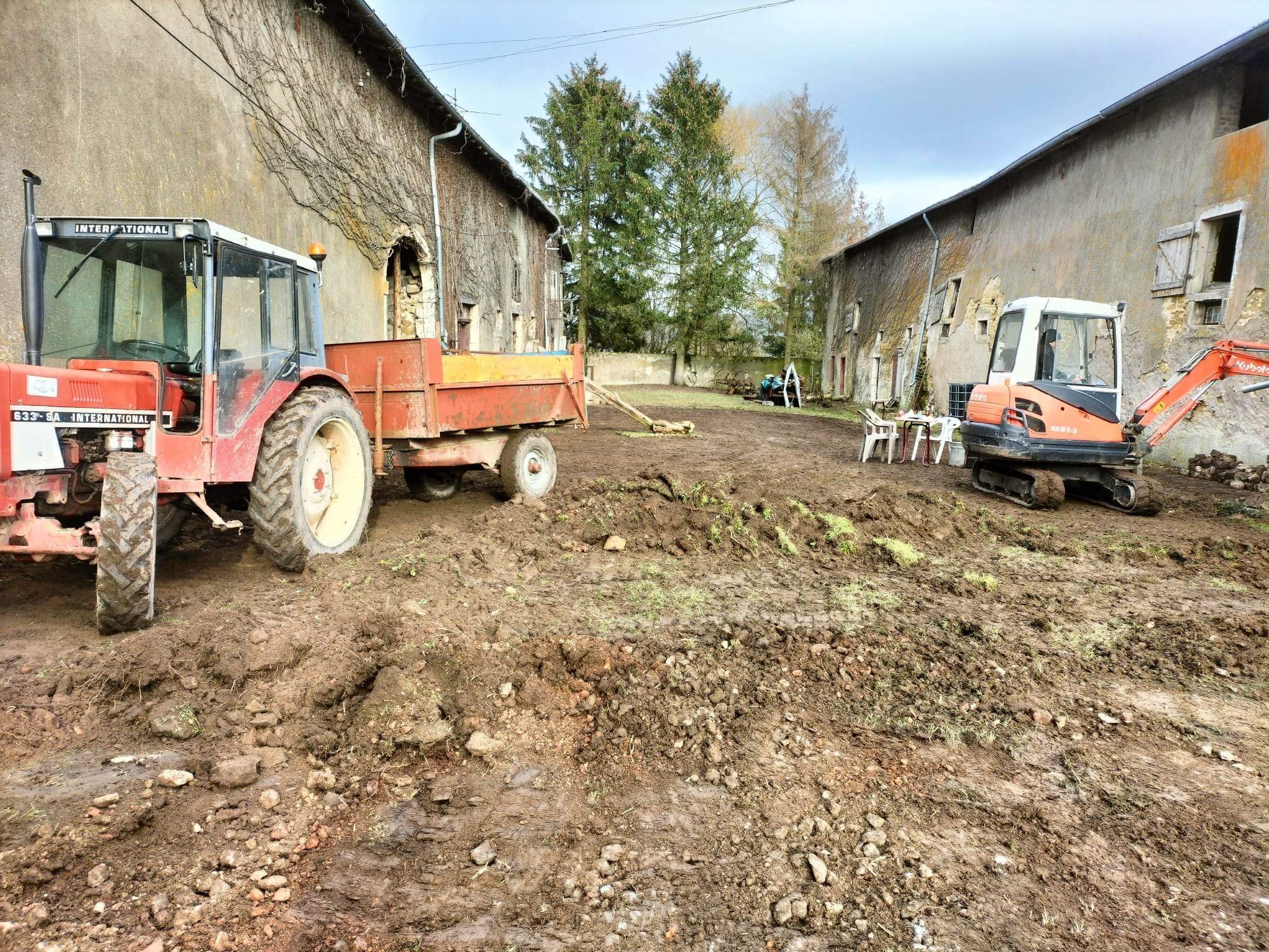 Chantier participatif à la ferme d'Ingling